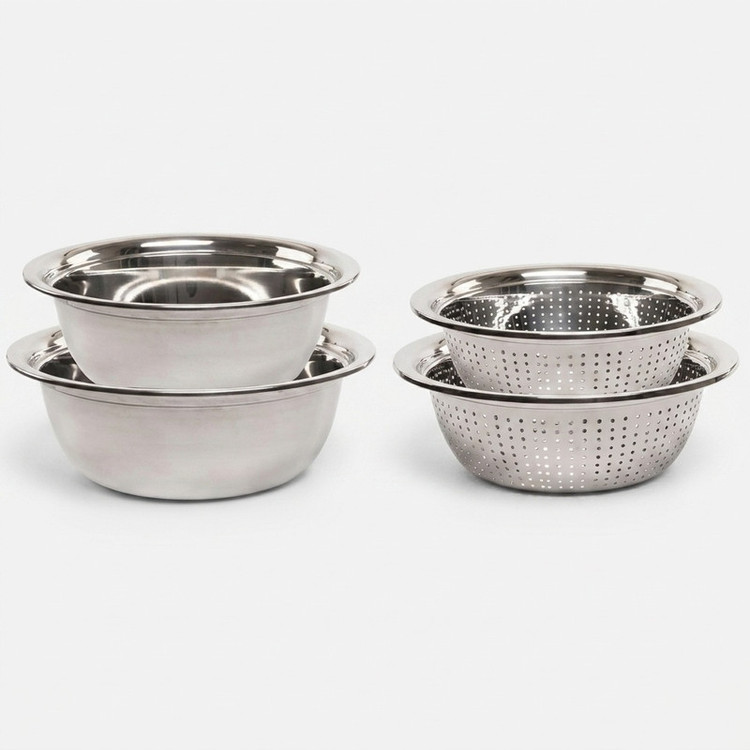 ست آبکش و لگن کد AL2636 مجموعه 4 عددی
