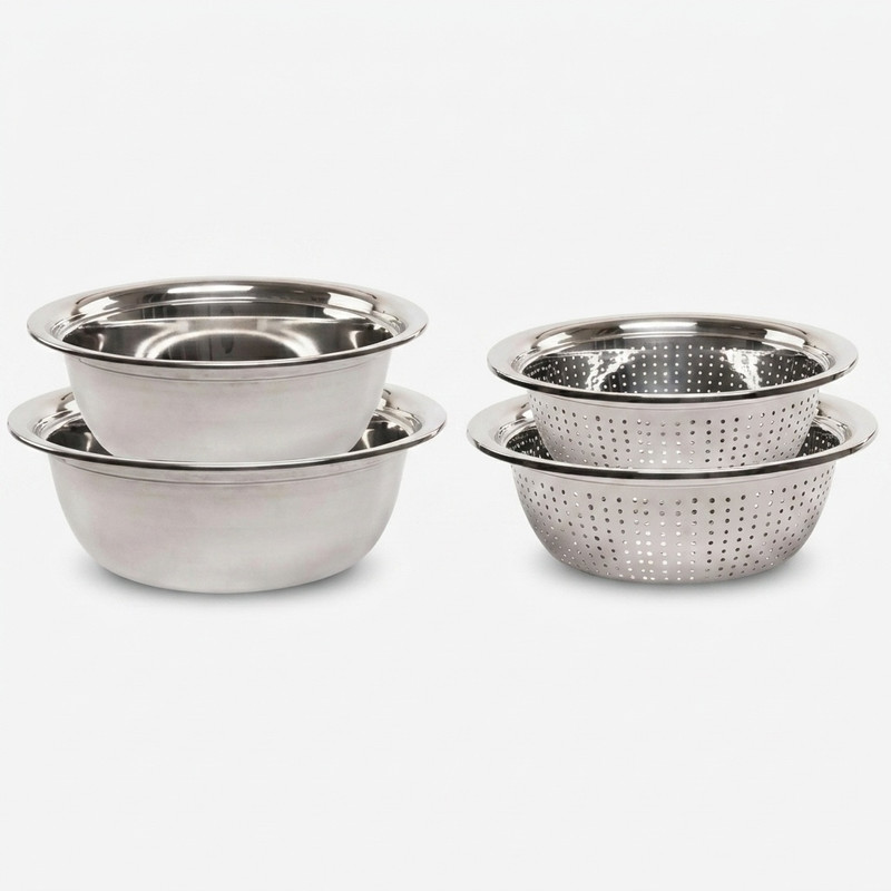 ست آبکش و لگن کد AL2428 مجموعه 4 عددی