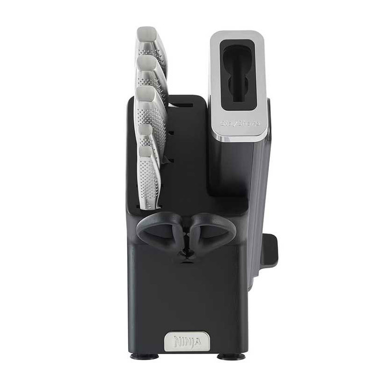 سرویس چاقو 7 پارچه با تیغه استیل و با دسته استیل نینجا مدل K62006