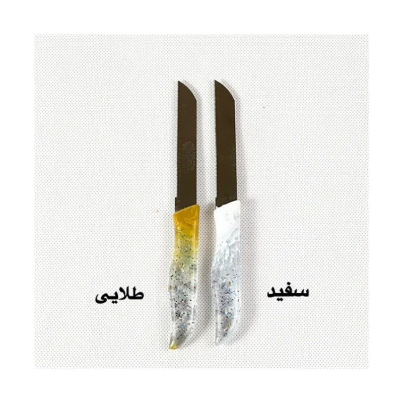 چاقو آشپزخانه با تیغه استیل و با دسته پلاستیک زولینگن مدل اره ای