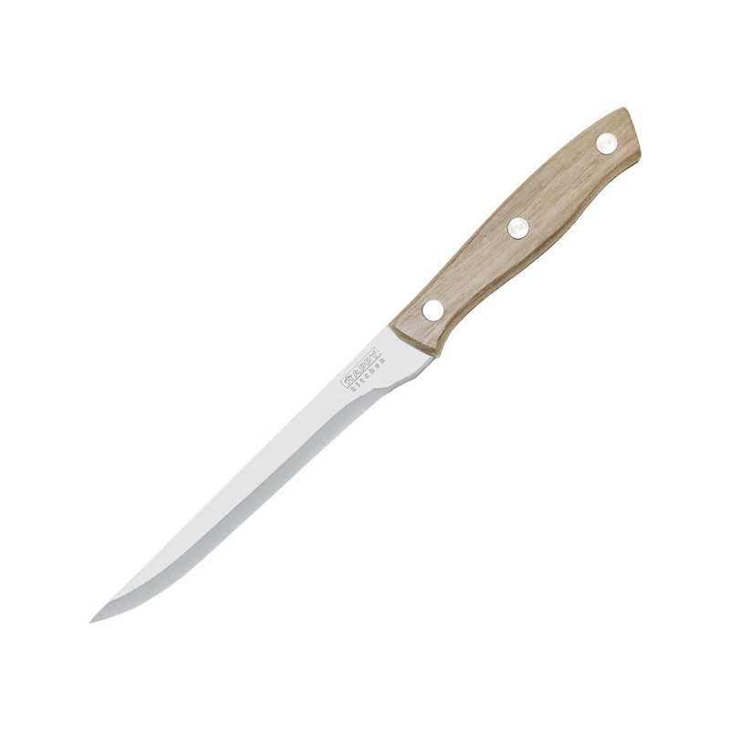 سرویس چاقو 13 پارچه با تیغه استیل و با دسته چوبی هپی کیچن مدل Stone Knife 13 به همراه استند