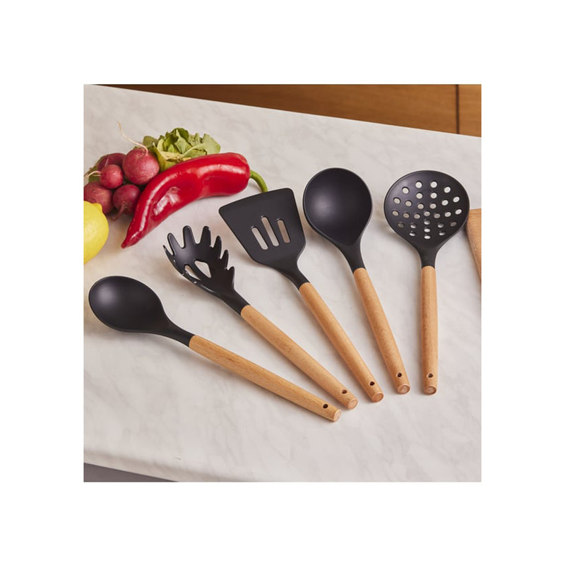 سرویس کفگیر و ملاقه 14 پارچه کاراجا مدل BURBY GRI