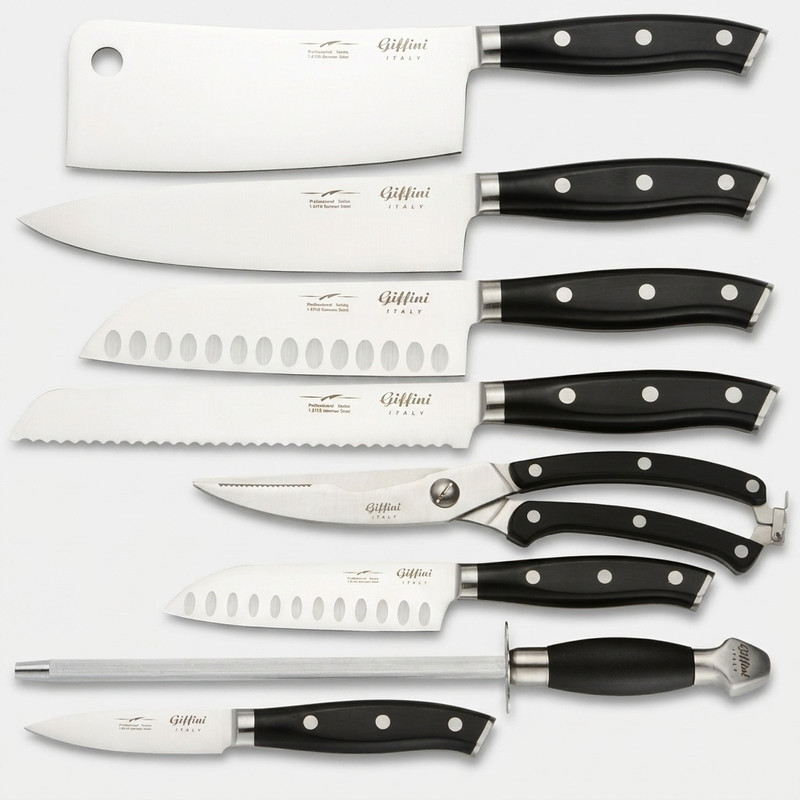 سرویس چاقو آشپزخانه 8 پارچه  جی فی نی مدل G-01