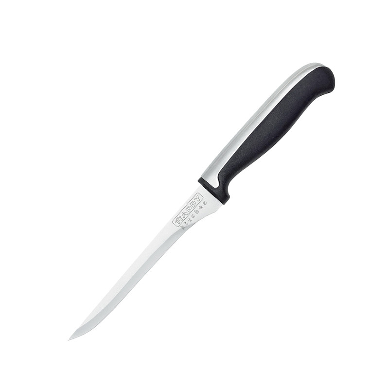 سرویس چاقو 11 پارچه با تیغه استیل و با دسته استیل و باکالیت هپی کیچن مدل Stone Knife 11