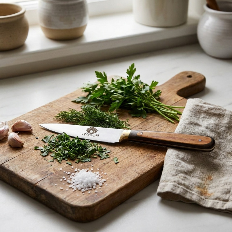 چاقو آشپزخانه زنجان مدل مروارید سایز 0.5