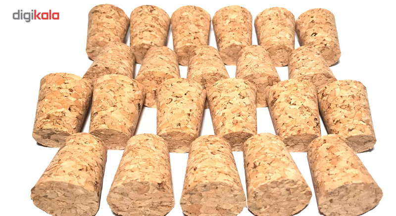 درب بطری چوب پنبه ترکیبی مدل 18-24 - بسته 6 عددی