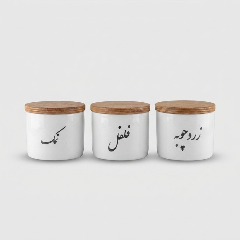 بانکه مدل سرامیکی بسته 3 عددی
