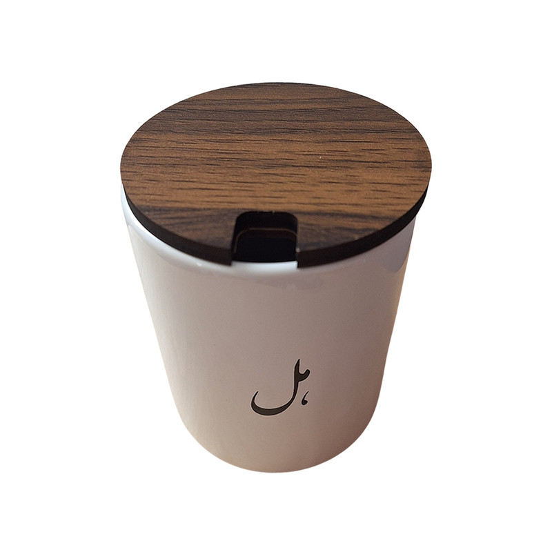 جا ادویه مدل درب چوبی طرح هل