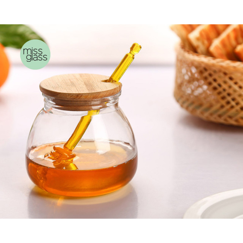ظرف عسل میس گلس مدل مارمالاد