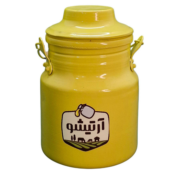 دبه آرتیشو طرح سنتی درب پیچی