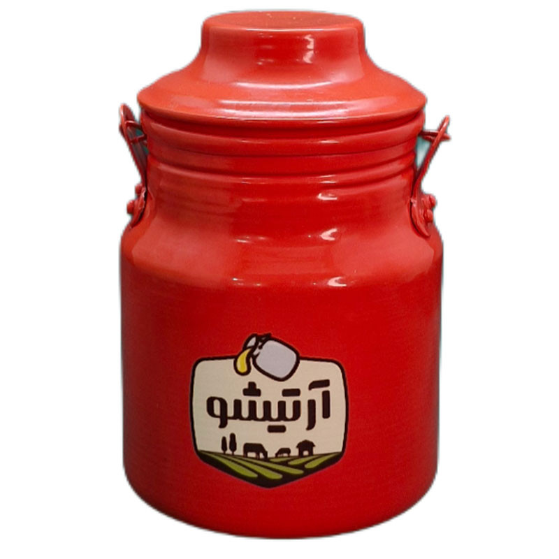 دبه آرتیشو طرح سنتی درب پیچی