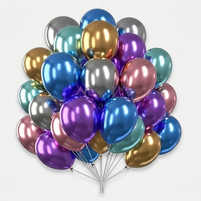 بادکنک مدل کروم 12 کد DB20 بسته 10 عددی