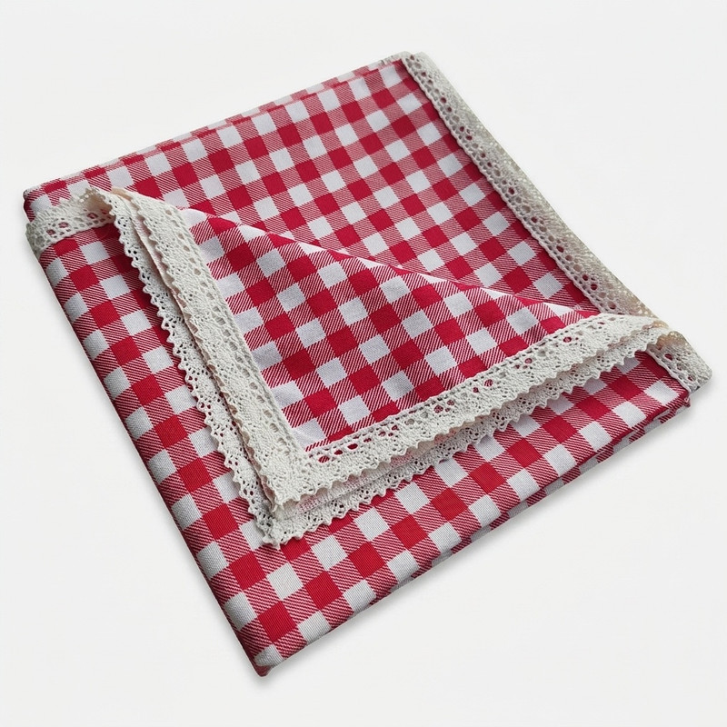 سفره 4 نفره نساجی دُر هنر یزد مدل توپی cotton-ghm سایز 90×90 سانتی متر