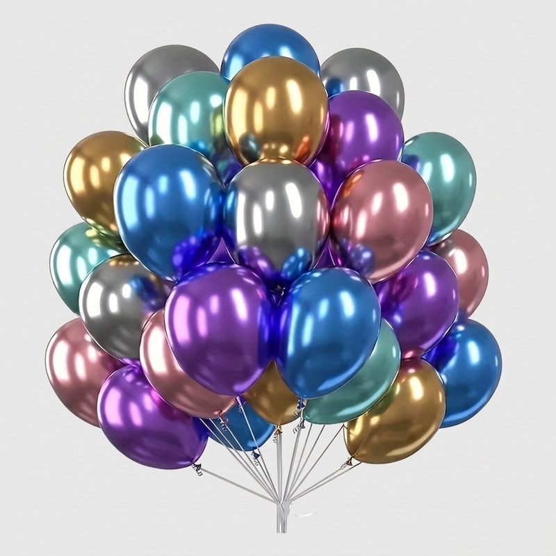 بادکنک مدل کروم 12 کد DB20 بسته 20 عددی