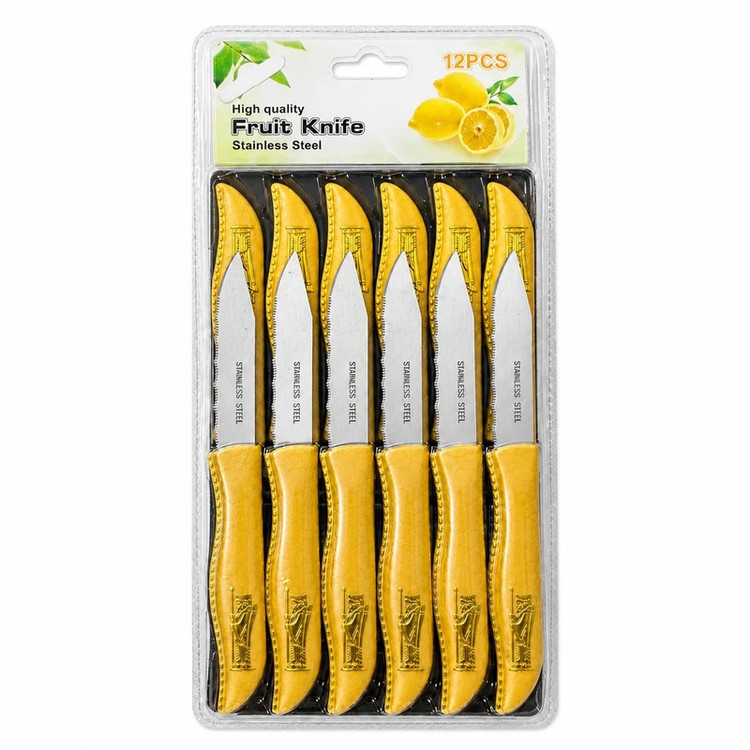 کارد میوه خوری طرح هخامنش کد GODAL-1 بسته 12 عددی
