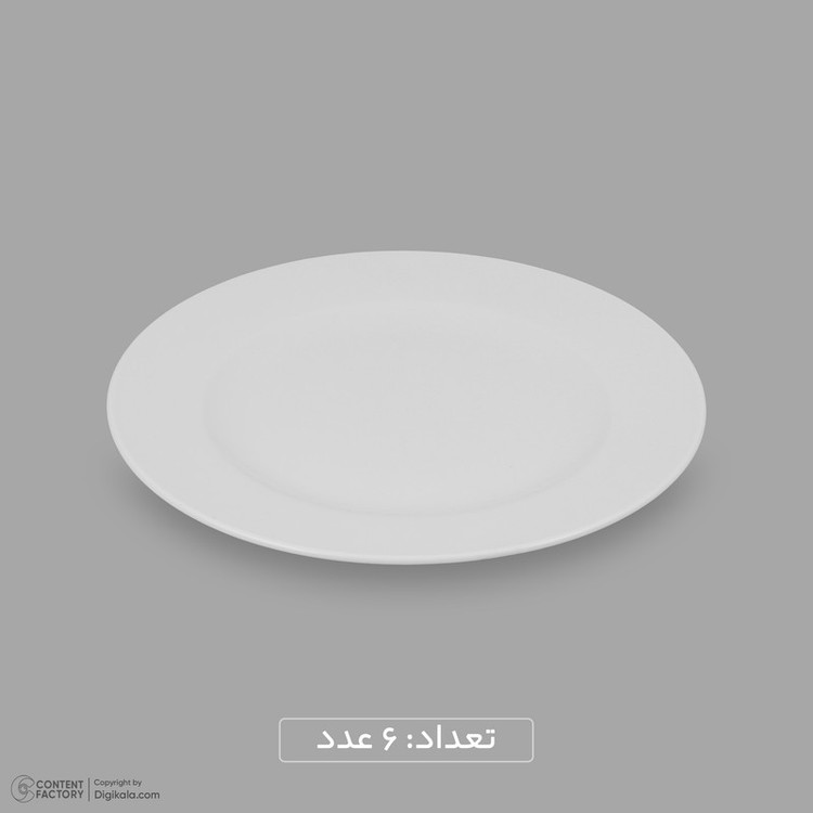 سرویس غذاخوری چینی 25 پارچه 6 نفره مقصود مدل دایره کد 001