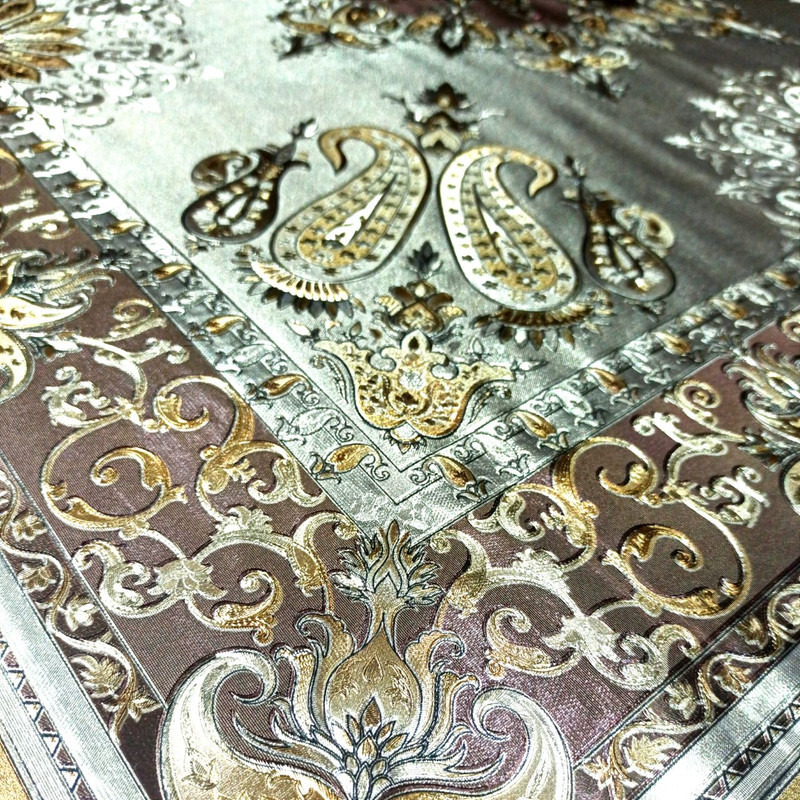 سفره چهار نفره طرح ترمه مدل پشت نخی