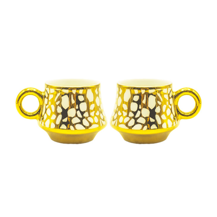 فنجان مدل قهوه خوری کد 5464 بسته ۲ عددی