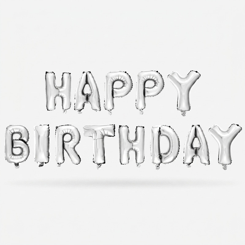 بادکنک فویلی مدل Happy Birthday