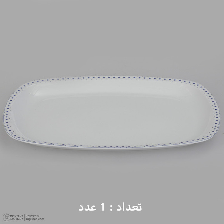 سرویس غذاخوری 27 پارچه 6 نفر چینی زرین ایران مدل کواترو ورنیکا درجه عالی