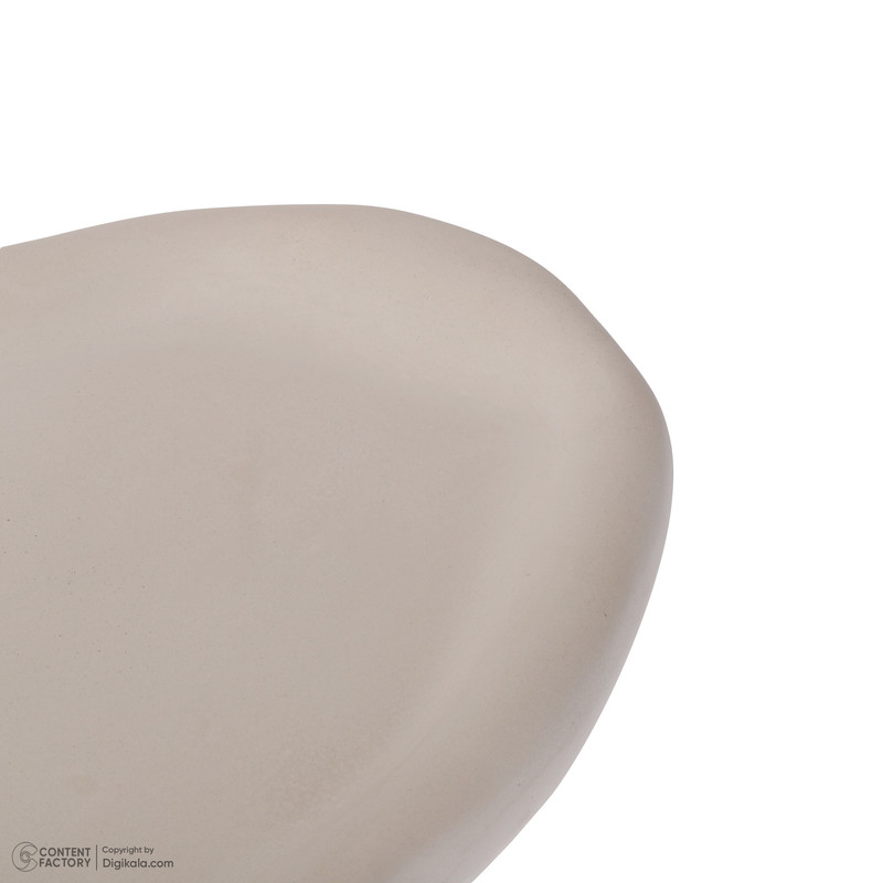 سینی سرو بتن طرح دفرمه ابعاد 22x17 سانتیمتر ساخت ایران، وزن 535 گرم، مناسب شستوشو با دست