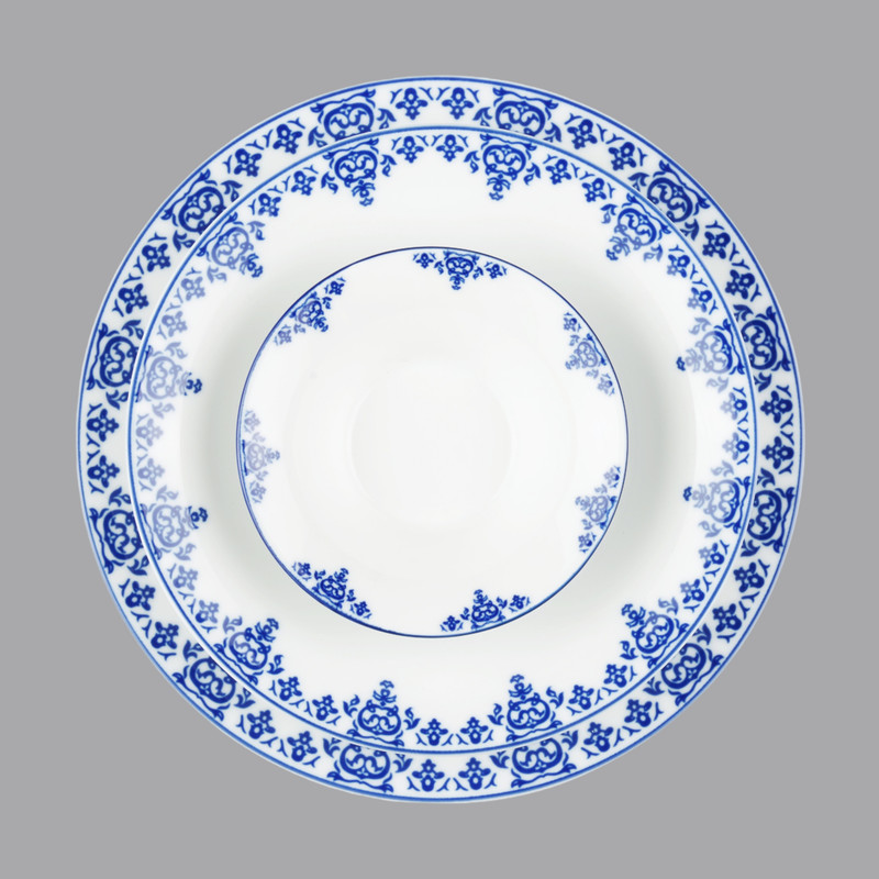 سرویس غذاخوری 108 پارچه 12 نفر چینی زرین ایران مدل Samarkand 108 Pieces High Grade