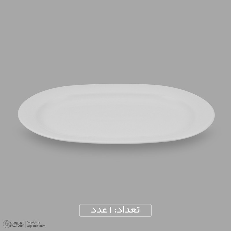 سرویس غذاخوری چینی 25 پارچه 6 نفره مقصود مدل دایره کد 005