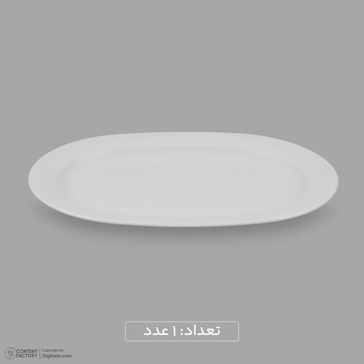 سرویس غذاخوری چینی 25 پارچه 6 نفره مقصود مدل دایره کد 002