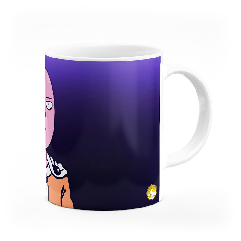ماگ هومرو طرح انیمه مرد تک مشتی One Punch Man مدل MG2259