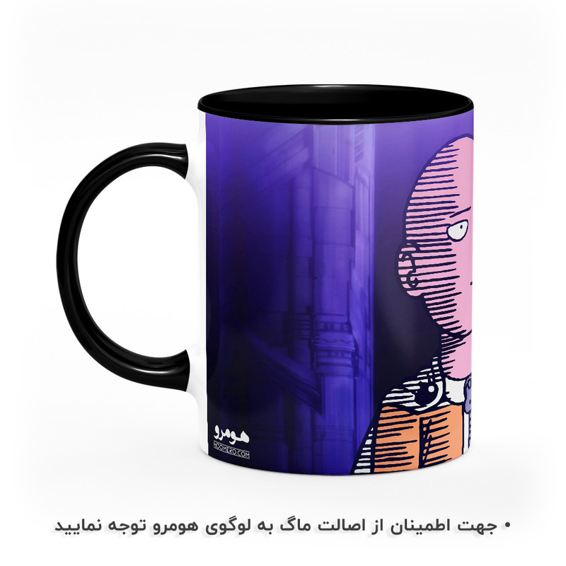 ماگ هومرو طرح انیمه مرد تک مشتی One Punch Man مدل MG2259