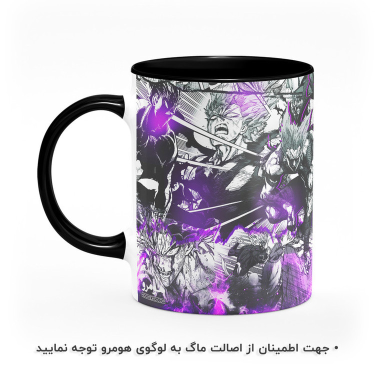 ماگ هومرو طرح انیمه مرد تک مشتی One Punch Man مدل MG2285