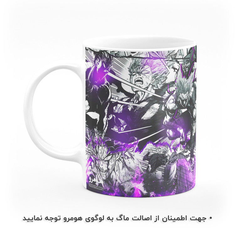 ماگ هومرو طرح انیمه مرد تک مشتی One Punch Man مدل MG2285