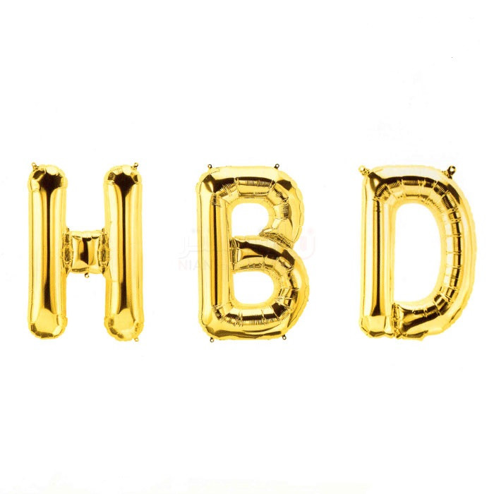 بادکنک فویلی مدل HBD کد 7035 مجموعه 3 عددی
