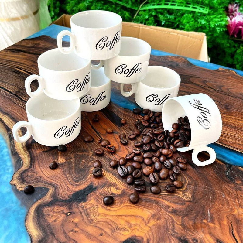 فنجان مدل coffee کد 04 بسته چهار عددی