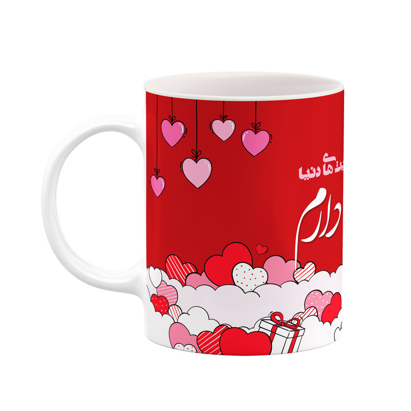 ماگ کاکتی طرح اسم آدا مدل عاشقانه کد mgn77731