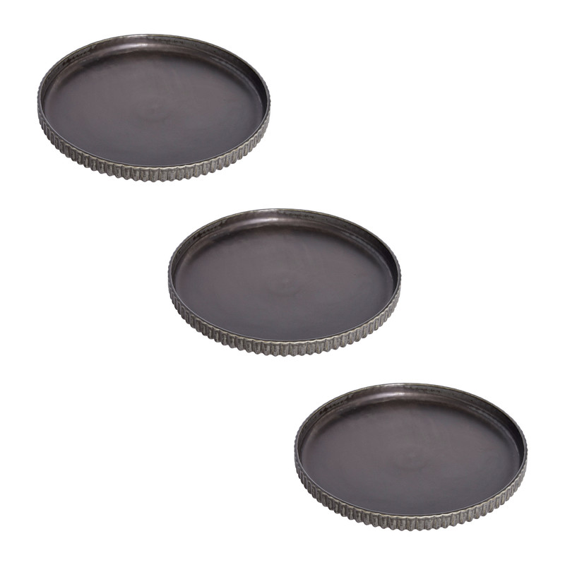 بشقاب غذاخوری بی.وی.کی طرح OLEN کد 455421 مجموعه 3 عددی