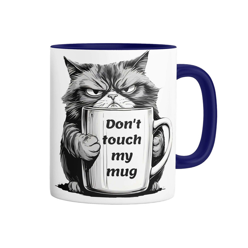 ماگ مدل گربه Don't touch my mug کد 9186