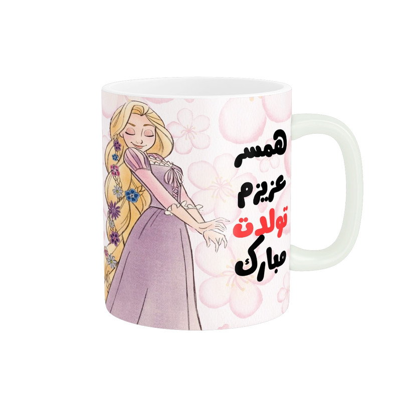 ماگ پاد آفرین مدل همسر عزیزم تولدت مبارک کد t-29