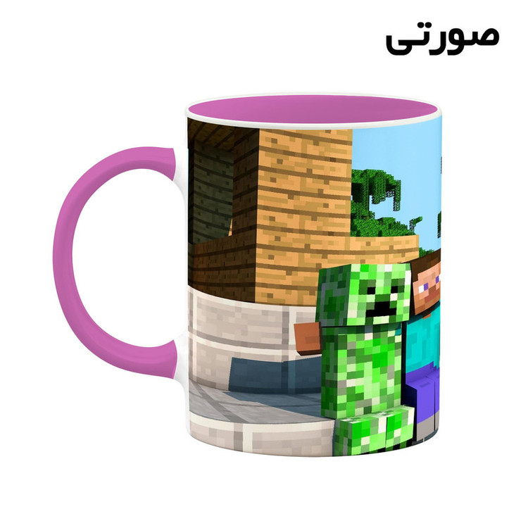 ماگ کاکتی طرح ماینکرافت minecraft مدل mgh41210