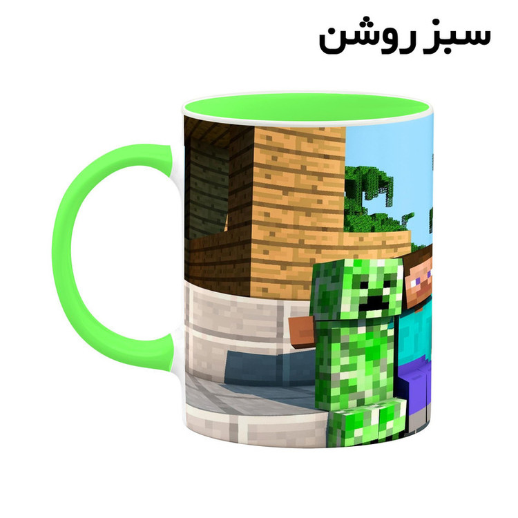 ماگ کاکتی طرح ماینکرافت minecraft مدل mgh41210
