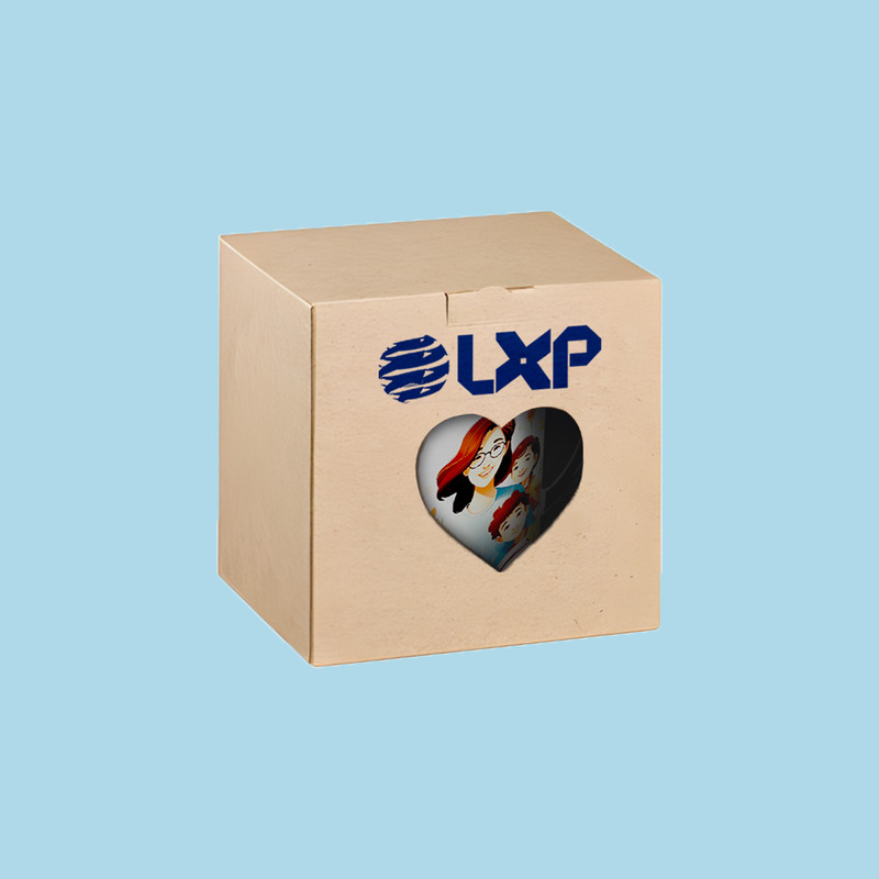 ماگ ال ایکس پی مدل روز معلم مبارک کد 017 به همراه زیر لیوانی