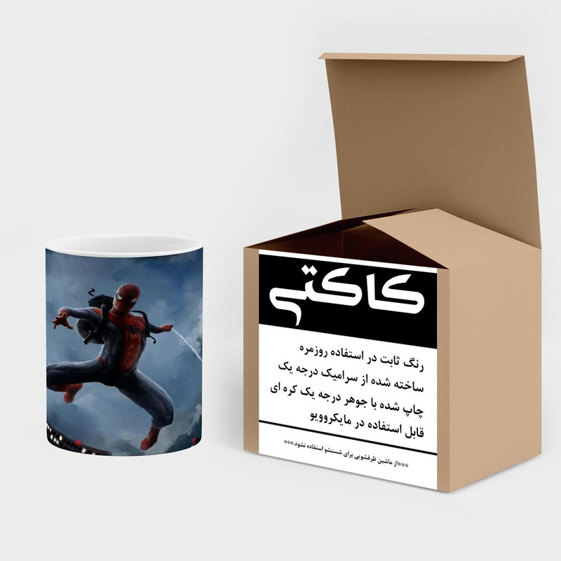 ماگ کاکتی مدل مرد عنکبوتی Spider-Man کد mgh39915