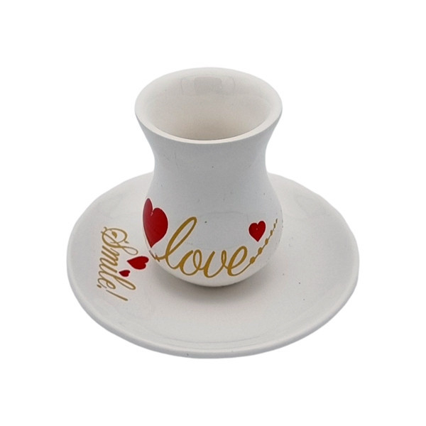 فنجان و نعلبکی مدل کمر باریک کد 14283xLove