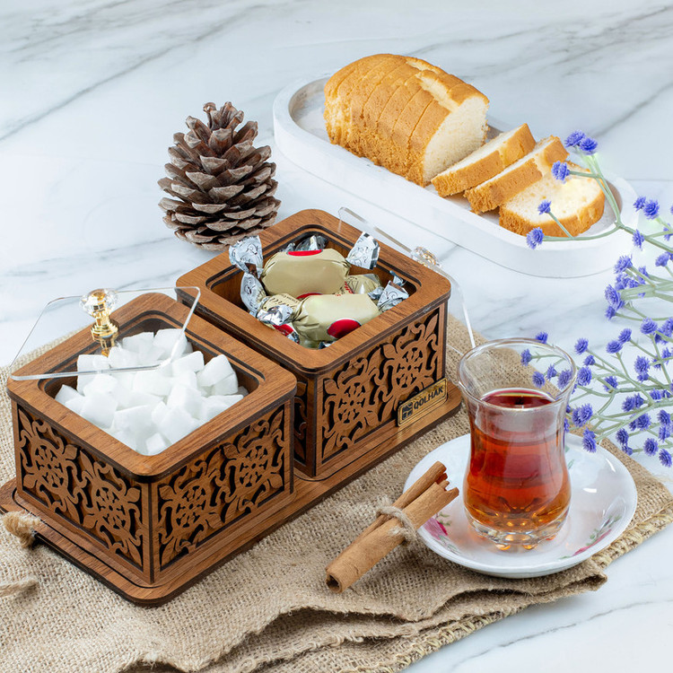 قندان قلهک مدل خاتون کد 1002 مجموعه سه عددی