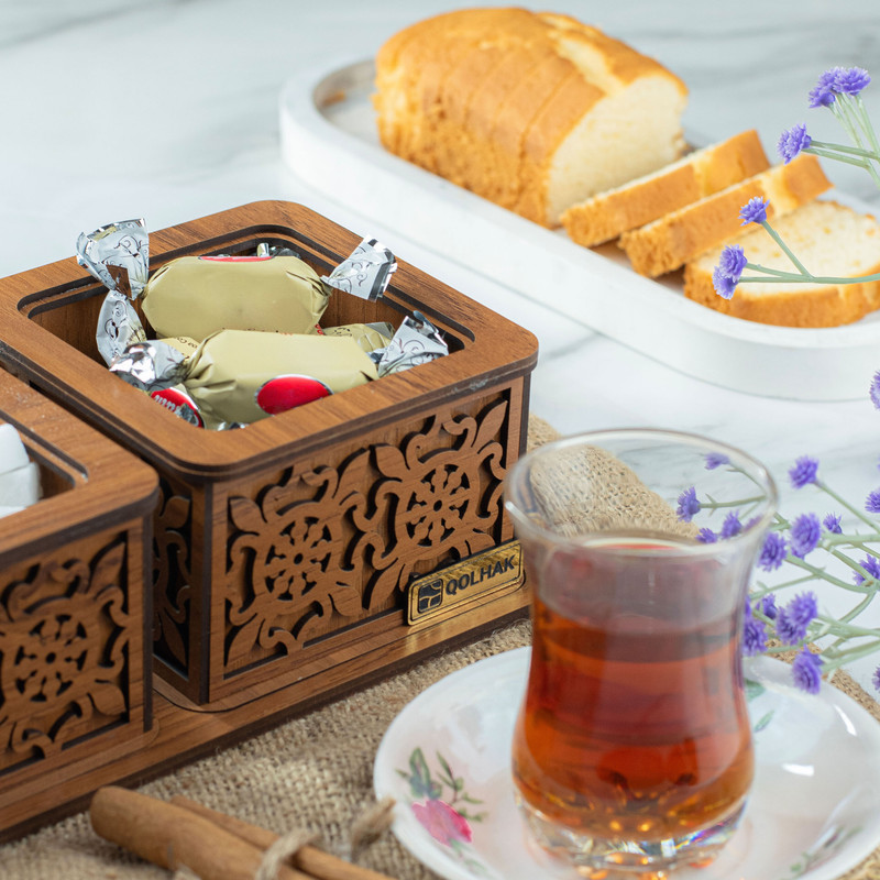 قندان قلهک مدل خاتون کد 1002 مجموعه سه عددی