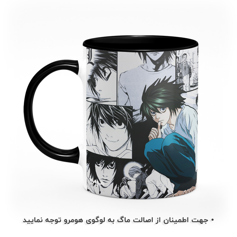 ماگ هومرو طرح انیمه دفتر مرگ Death Note مدل MG1488