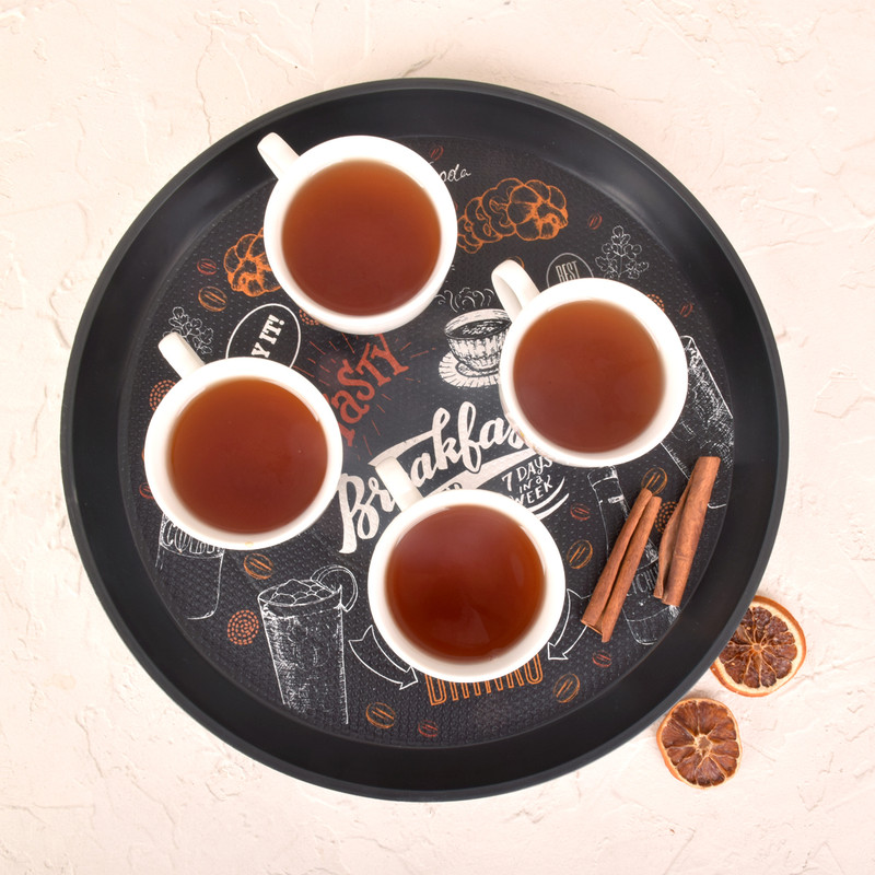 سینی بدون دسته پلاستیک مهروز مدل 6003 drink سایز 36×36 سانتی متر