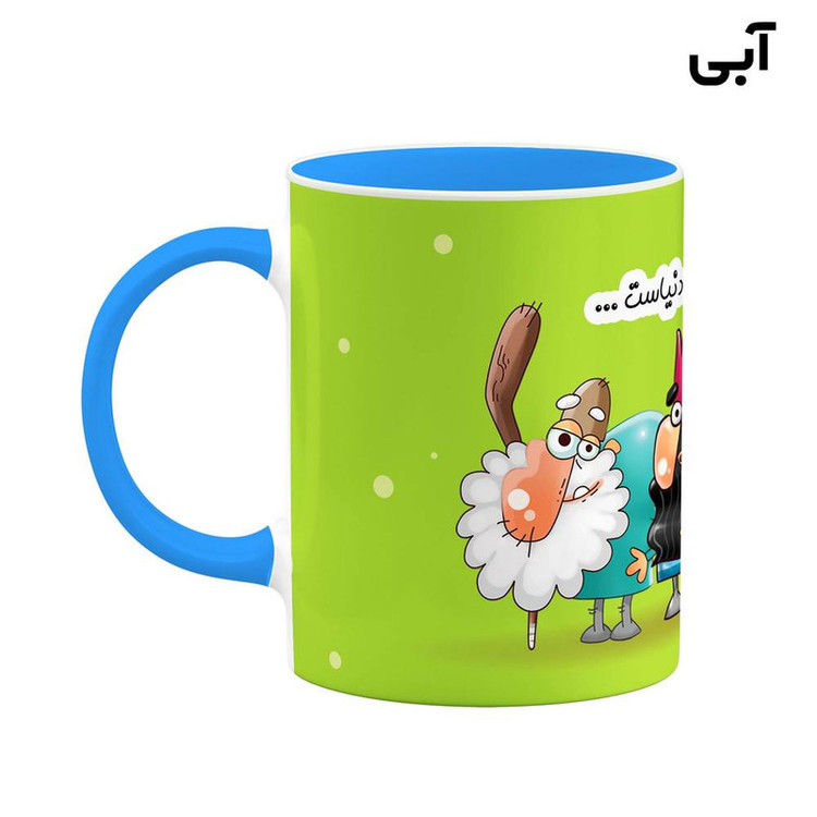 ماگ کاکتی طرح لیوان مهباد مدل دیرین دیرین کد mgh61744