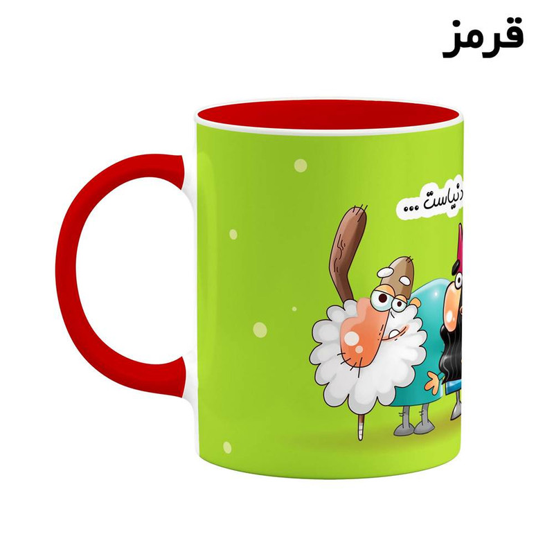 ماگ کاکتی طرح لیوان مهباد مدل دیرین دیرین کد mgh61744