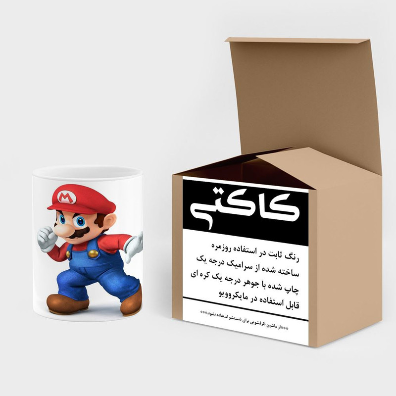 ماگ کاکتی مدل بازی سوپر ماریو Super Mario کد mgh30569
